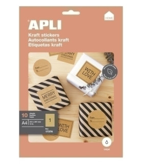 ETIQUETAS ADH.IMPR.APLI KRAFT A4 C/10