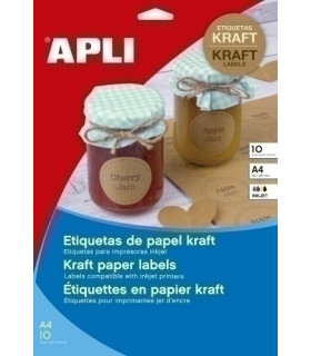 ETIQUETAS ADH.IMPR.APLI KRAFT 99x57 C/10