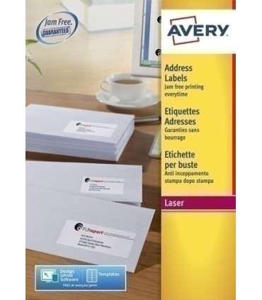 ETIQ.IMP.AVERY L7160 100h A4 63,5x38,1