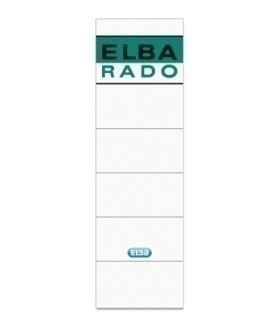 ETIQ.MAN.BOLSA ELBA ARCHIVAD.10ud.BLANCO