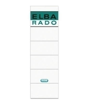ETIQ.MAN.BOLSA ELBA ARCHIVAD.10ud.BLANCO