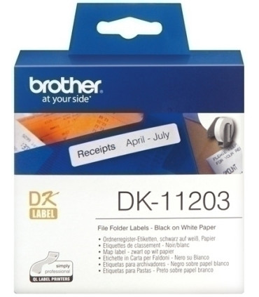 ETIQ.BROTHER PREC.PAP.17x87 mm RL.300