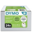 ETIQ.DYMO LW  36x89mm RL.260 BLCO.P/24