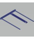FASTENER FELL. PLAST. D-CLIP 100mm C/100