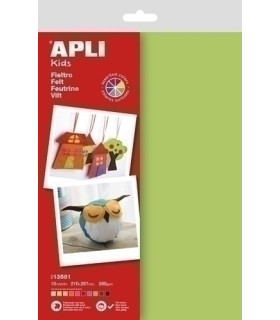 FIELTRO APLI A4 SURTIDO 10 HOJAS