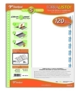FORRO AJUST.SADIPAL 29,5x55 PVC B/5