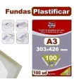 FUNDA PLASTIF. FIXO A3 100µ P/100