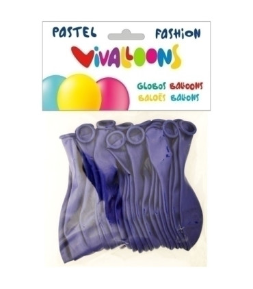 GLOBO FASHION PASTEL AZUL MARINO B. 20