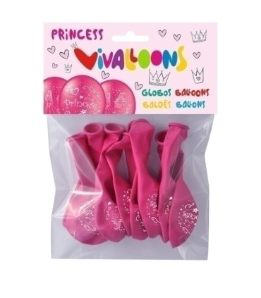 GLOBO PRINCESAS BOLSA DE 8