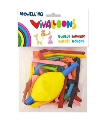 GLOBOS MOLDEABLES + INFLADOR B.10