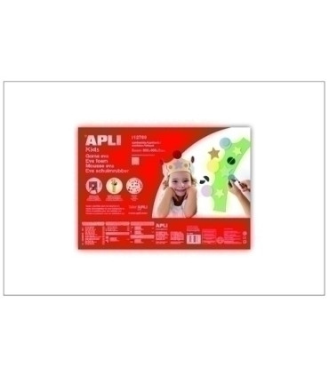 GOMA EVA APLI 40x60 BLANCO P/5