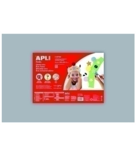 GOMA EVA APLI 40x60 GRIS P/5
