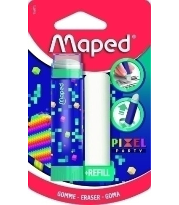 GOMA BORRAR MAPED PIXEL PARTY B/1
