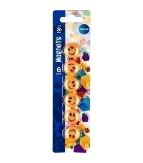 IMANES REDONDOS CENTRUM 20 mm SMILE B/6