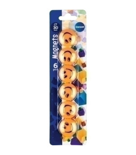 IMANES REDONDOS CENTRUM 30 mm SMILE B/6