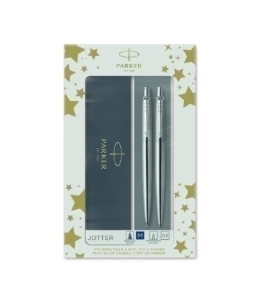 JUEGO BOL+POR PARKER JOTTER ACERO CT