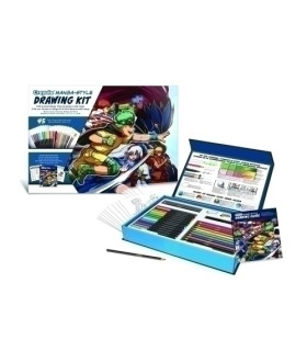 JUEGO CRAYOLA SET DIBUJAR MANGA