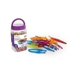 JUEGO ED.MINILAND TRANS. PINZAS COLORES