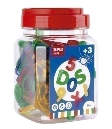 JUEGO EDUC. APLI LETRAS Y NUM. TRANS. 36