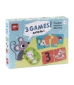 JUEGO APLI KIDS 3 EN 1 GAMES ANIMALES