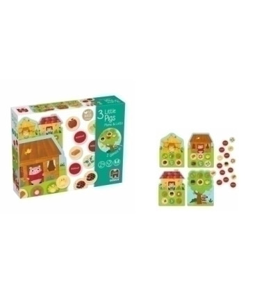 JUEGO EDUC. GOULA FICHAS MEMO PIGS