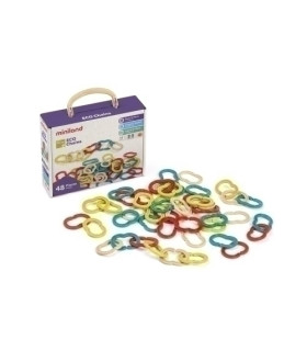 JUEGO ED.MINILAND ECO CHAINS 48 PCS (2-5