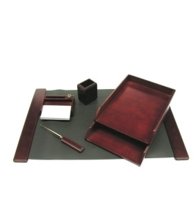 JUEGO ESCRITORIO ARTES MADERA