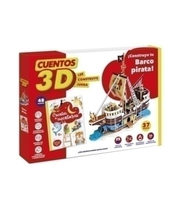 JGO.IMAGILAND CUENTO 3D BARCO PIRATA