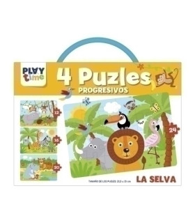 JGO.IMAGILAND PLAYTIME PUZLES LA SELVA