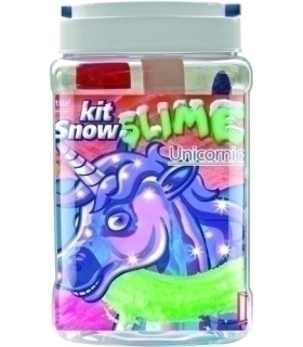 JUEGO INSTANT SLIME KIT SNOW SNOW UNICOR
