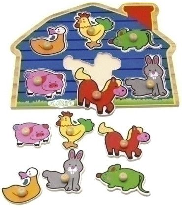 JUEGO KLUGER ENSARTE 6 PIEZAS ANIMALES