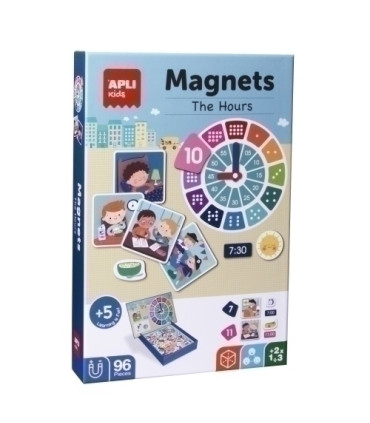 JUEGO MAGNETICO APLI APRENDO HORAS 96 PZ