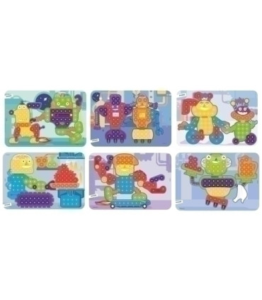 JUEGO MINILAND PEGS 15mm ROBOTS P/6