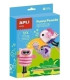 KIT APLI KIDS FUNNY PENCILS FIELTRO