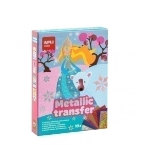 KIT APLI KIDS METALLIC TRANSFER PRINCESA