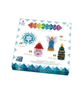 KIT OXFORD CREAGAMI ORIGAMI 3D NAVIDAD