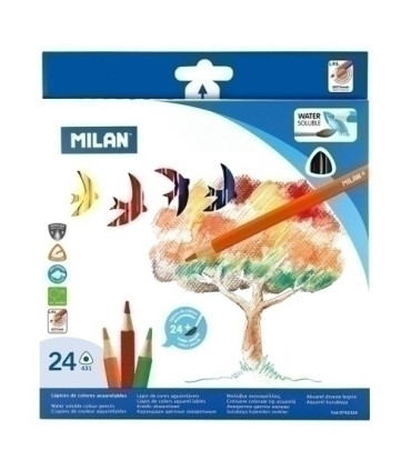 LAPICES ACLB.MILAN TRIANG.ESTUCHE24