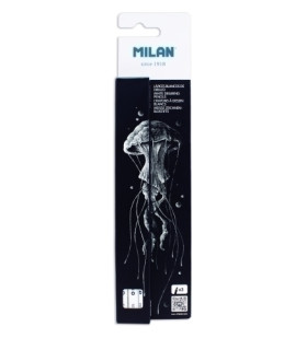 LAPICES MILAN DIBUJO 4 mm BLANCOS EST.3
