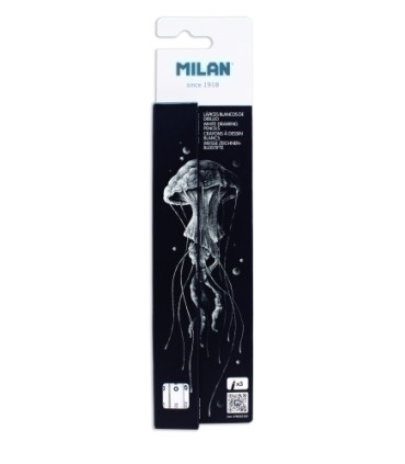 LAPICES MILAN DIBUJO 4 mm BLANCOS EST.3