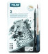 LAPICES MILAN GRAFITO ACUAR. CAJA MET.3