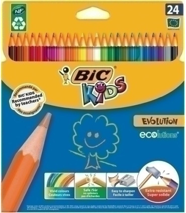 LAPICES COLOR BIC EVOLUTION est.24