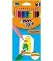 LAPICES COLOR BIC TROPICOLORS 2 est.12