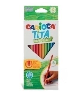 LAPICES COLOR CARIOCA TITA TRI. est.12
