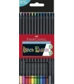 LAPICES COLOR FABER CASTELL BLACK est.12