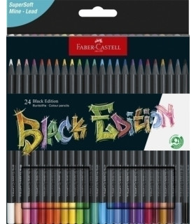 LAPICES COLOR FABER CASTELL BLACK est.24