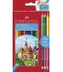LAPICES COLOR FABER  est.12+ 3 BICOLOR