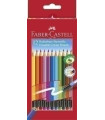 LAPICES COLOR FABER BORRABLE est.12 c/GM