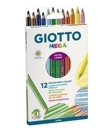LAPICES COLOR GIOTTO MEGA est.12