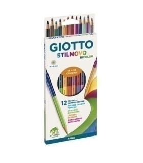 LAPICES COLOR GIOTTO STILNOVO BICOLOR 12