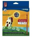 LAPICES COLOR LYRA GROOVE SLIM e.24 c/AF